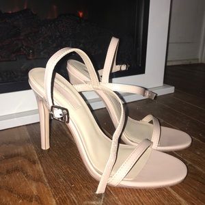 FOREVER 21 NUDE HEELS